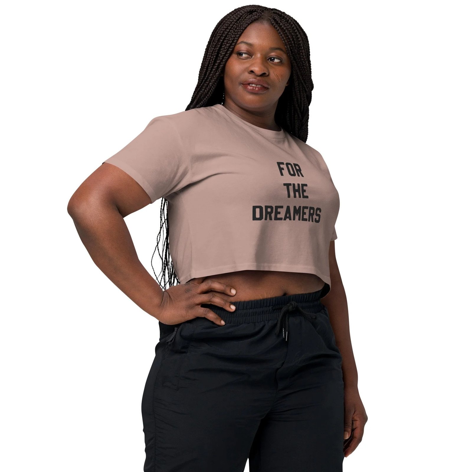 For the Dreamers Varsity Vibe Cropped T-Shirt - Image 2