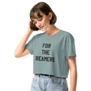 For the Dreamers Varsity Vibe Cropped T-Shirt