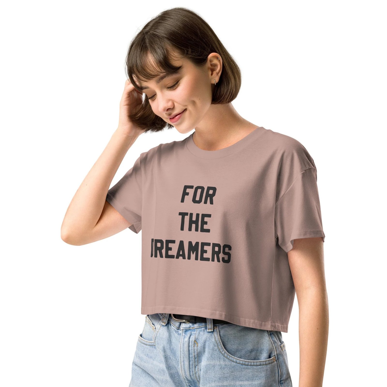 For the Dreamers Varsity Vibe Cropped T-Shirt - Image 6