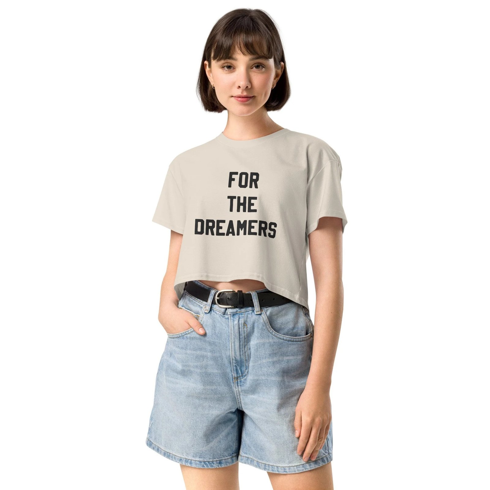 For the Dreamers Varsity Vibe Cropped T-Shirt - Image 7
