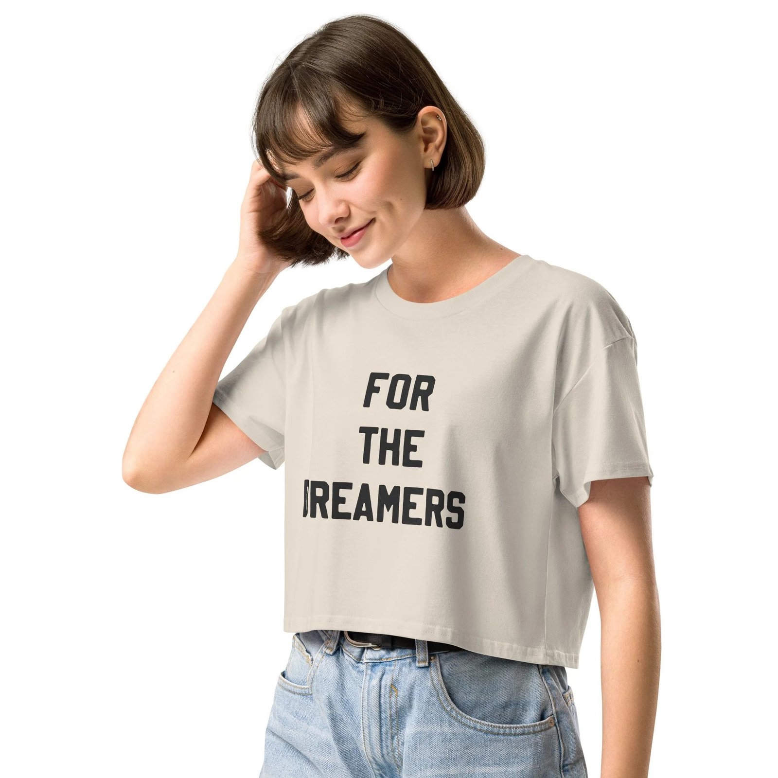 For the Dreamers Varsity Vibe Cropped T-Shirt - Image 8