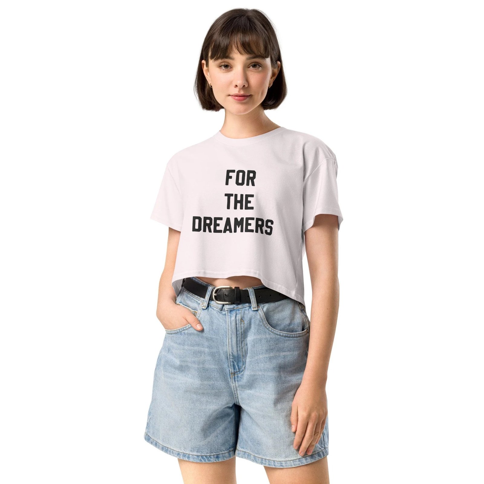 For the Dreamers Varsity Vibe Cropped T-Shirt - Image 11
