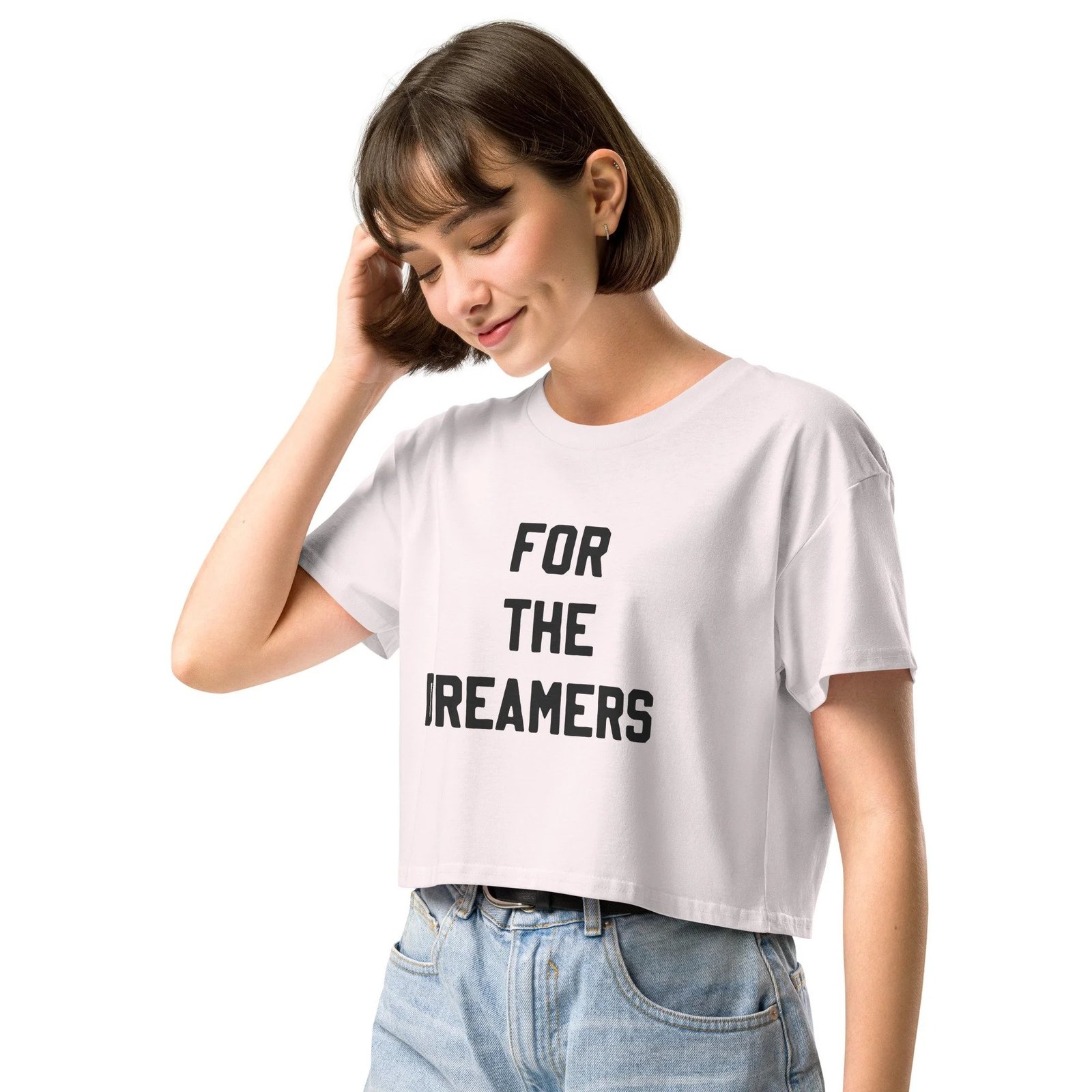 For the Dreamers Varsity Vibe Cropped T-Shirt - Image 12