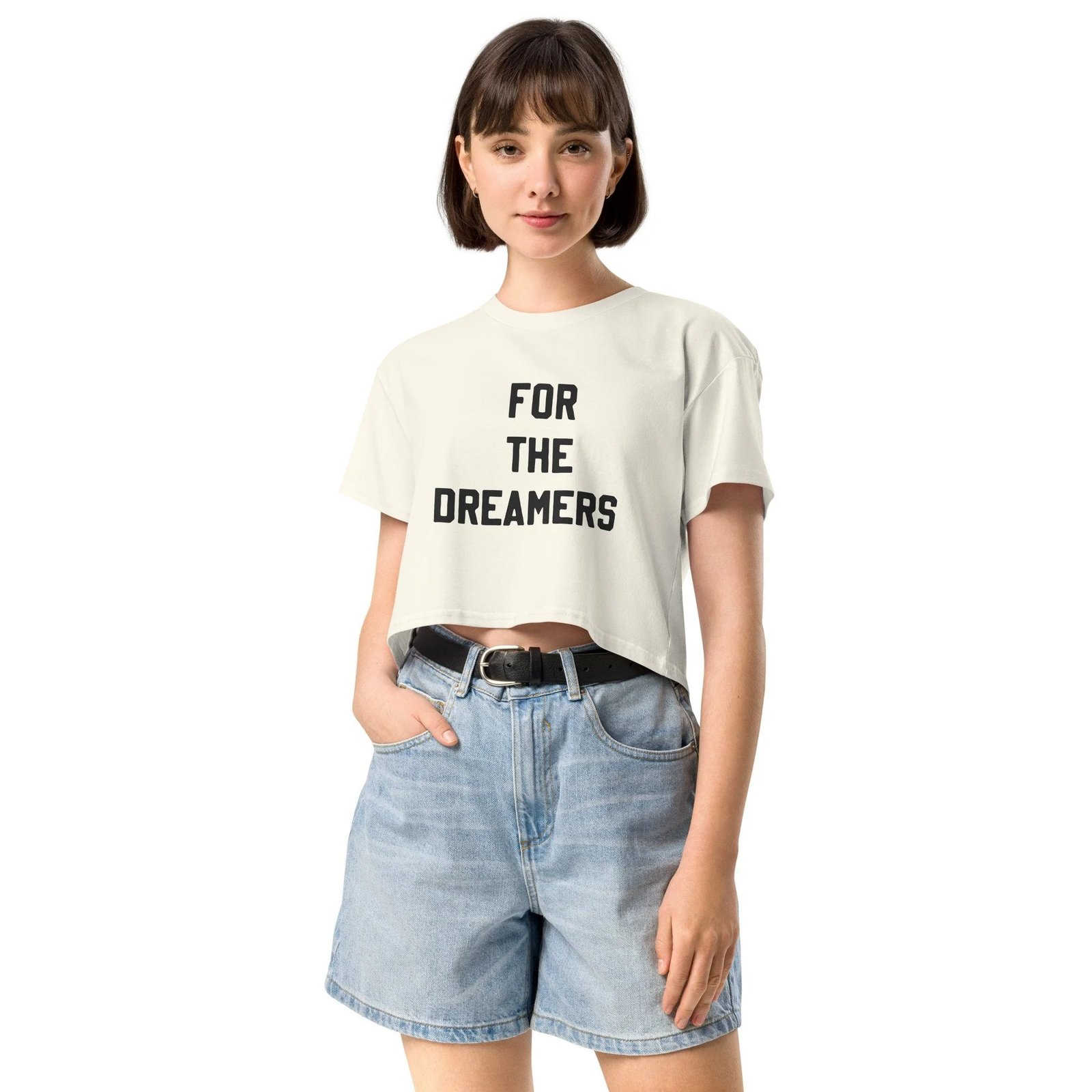 For the Dreamers Varsity Vibe Cropped T-Shirt - Image 13