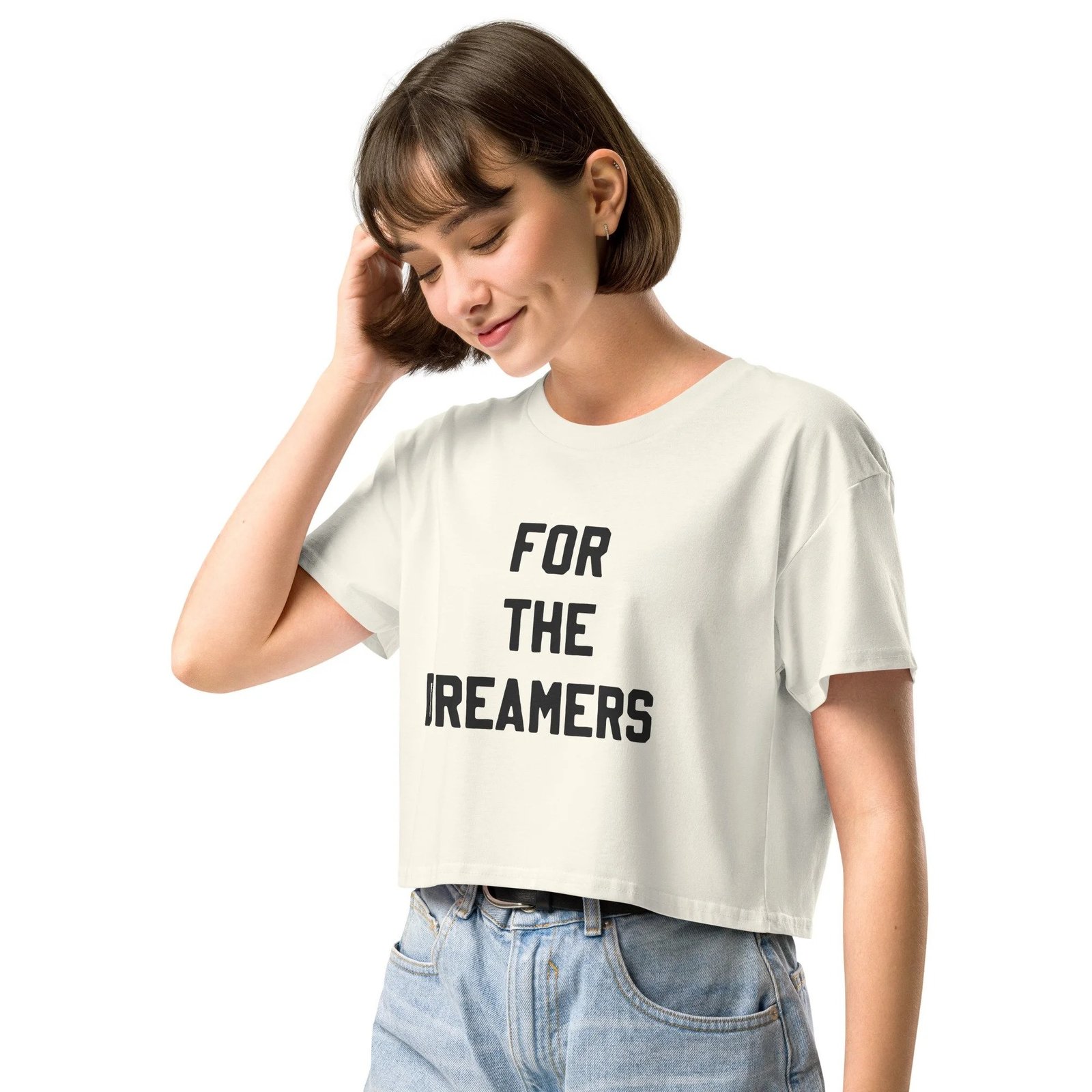 For the Dreamers Varsity Vibe Cropped T-Shirt - Image 14