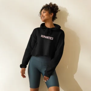 The "Humanities" All-People Crop Hoodie