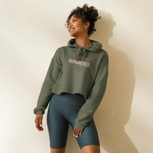The "Humanities" All-People Crop Hoodie